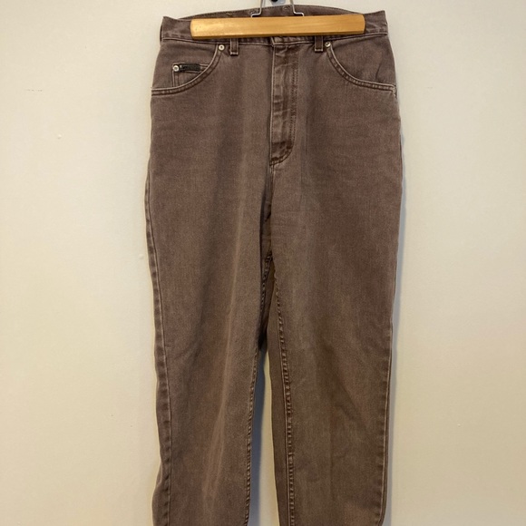 vintage high-waisted wide leg Lee jeans - Picture 3 of 5